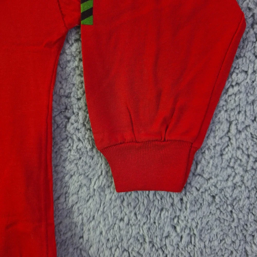 Vintage Levis Sport Jeans Red Long Sleeve Graphic T-Shirt Kids Size 6 NWT USA